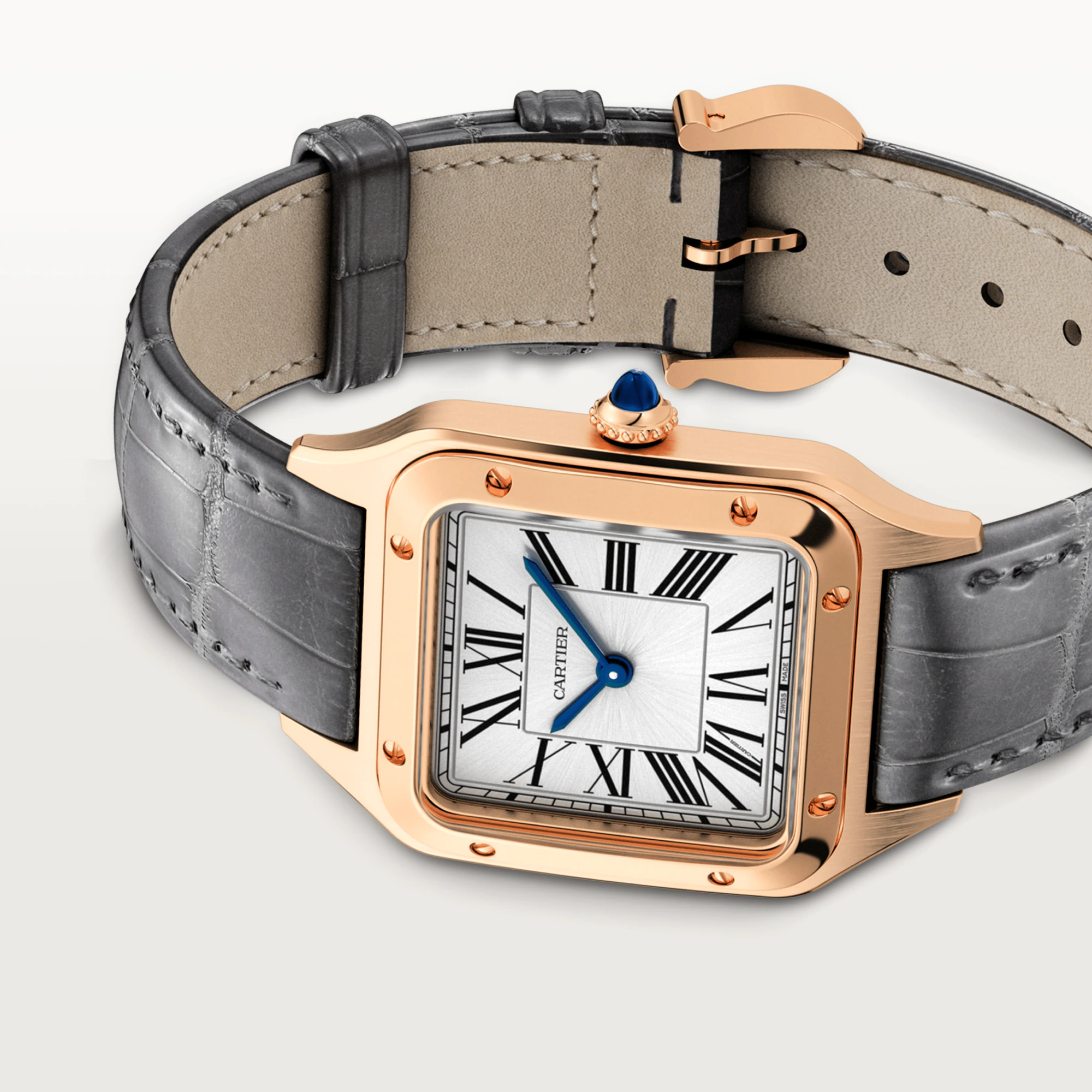 Cartier Santos 18K Rose Gold Lady's Watch