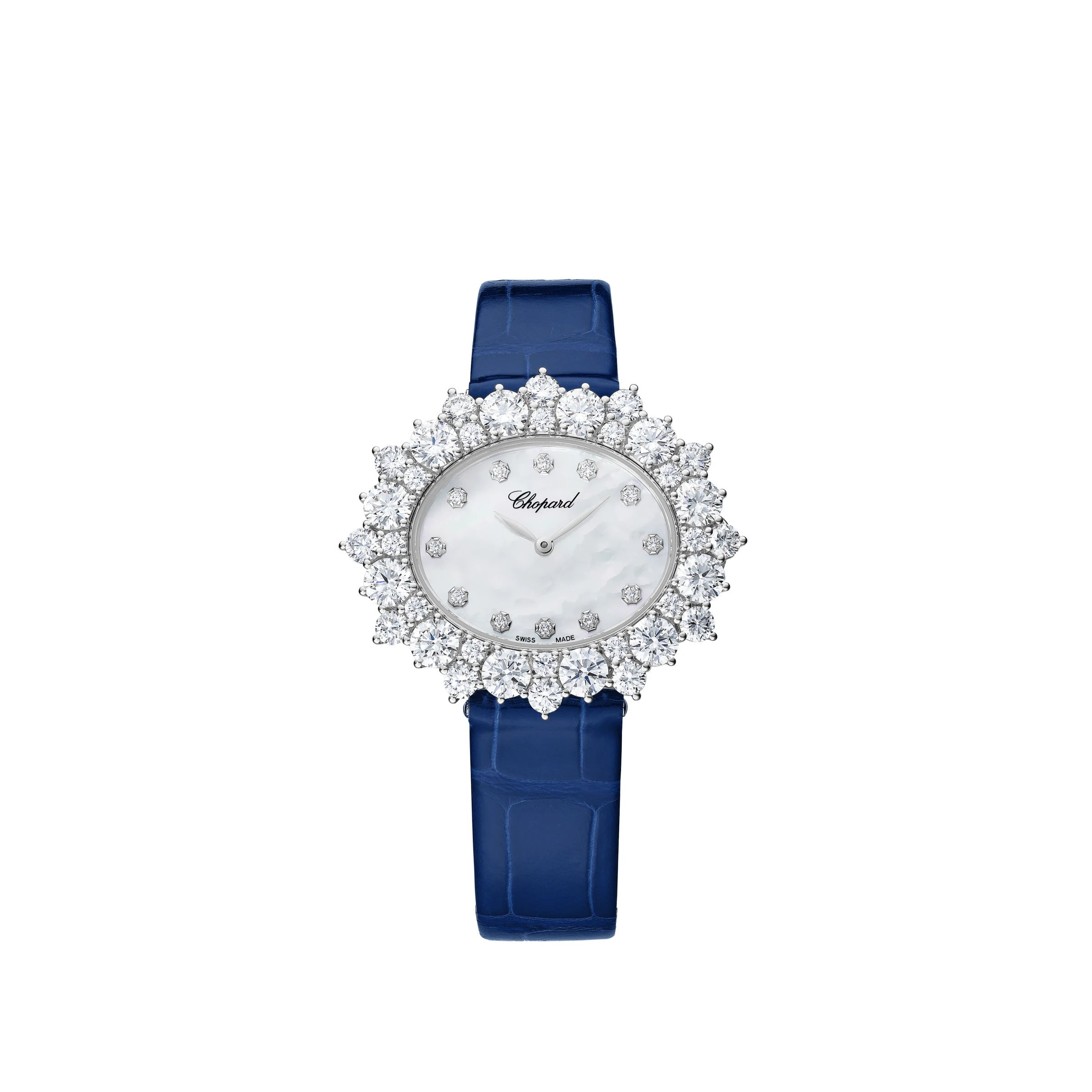 Chopard L'heure Du Diamant 18kt White Gold Lady's Watch