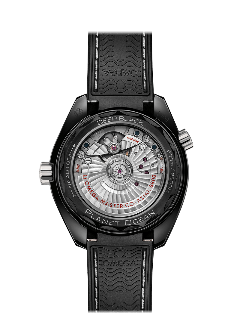 Omega Seamaster Planet Ocean Co-Axial Master Chronometer Black Ceramic & Diamonds Men's Watch