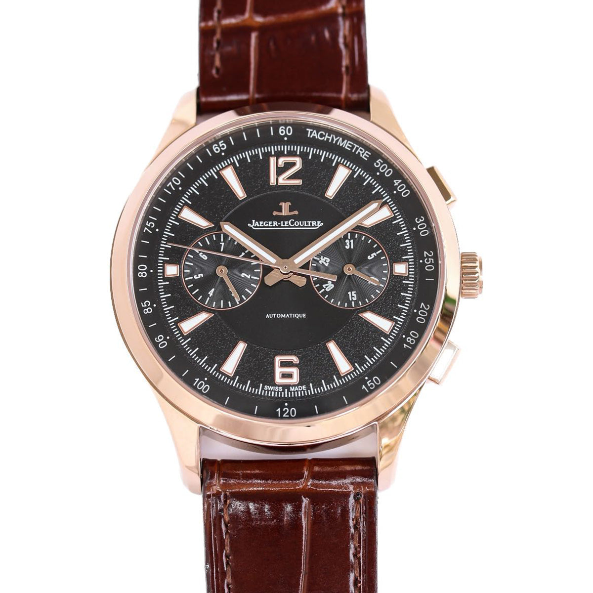 Jaeger Lecoultre Polaris Chronograph 18K Rose Gold Men s Watch