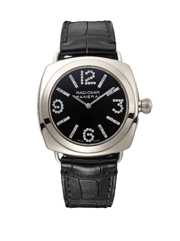 Panerai Radiomir 18K White Gold Diamonds Unisex Watch