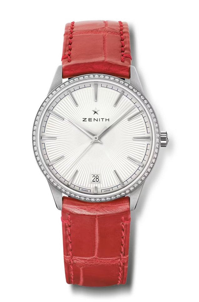 Zenith Elite Classic Stainless Steel & Diamonds Ladies Watch