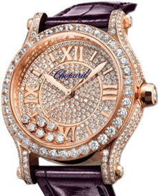 Chopard Happy Sport Ethical 18K Rose Gold & Diamonds Ladies Watch