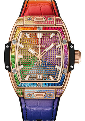 Hublot Spirit of Big Bang 18K King Gold & Colored Gemstones Lady's Watch