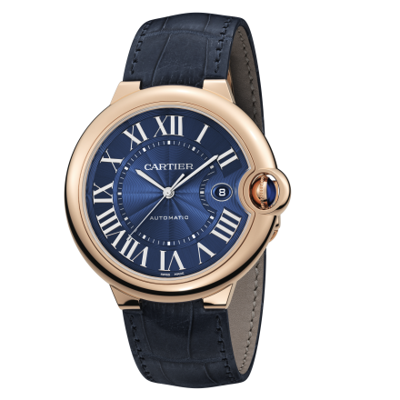 Cartier Ballon Bleu 42 mm 18K Rose Gold Men's Watch