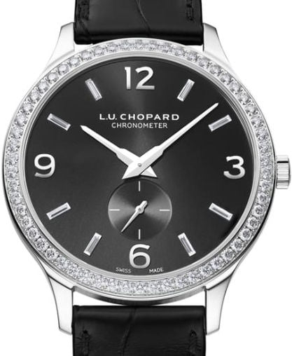 Chopard L.U.C XPS Elegance Ethical 18K White Gold & Diamonds Men`s Watch