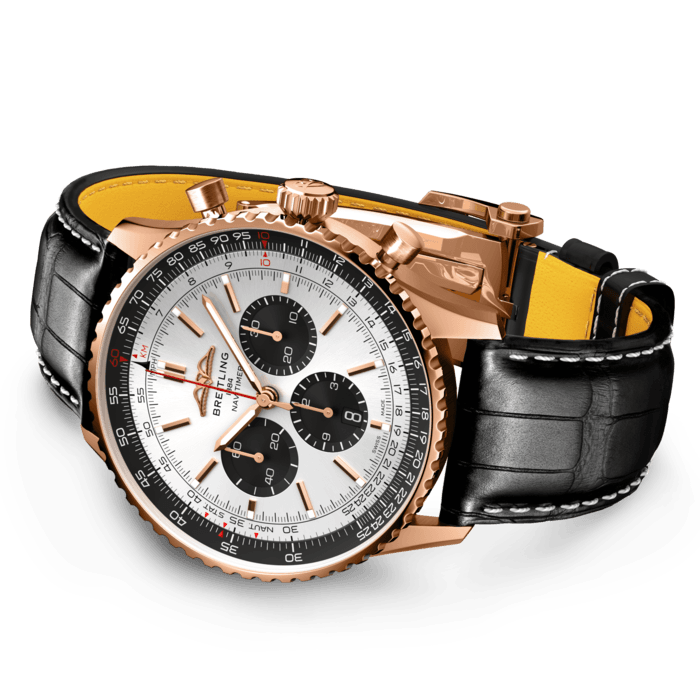 Breitling Navitimer B01 Chronograph 46 18K Red Gold Men's Watch