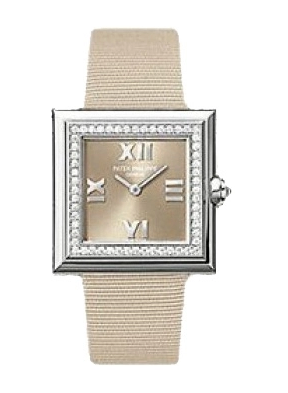 Patek Philippe Gondolo 18K White Gold & Diamonds Lady`s Watch