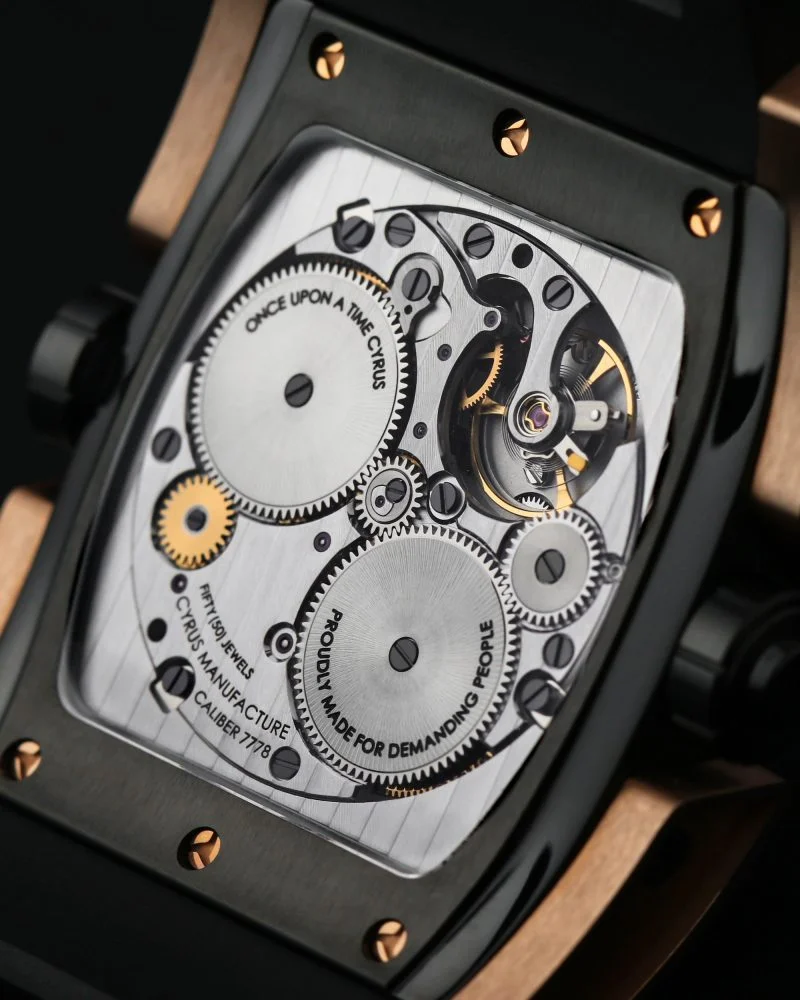 Cyrus Kambys Black DLC Titanium & 18K Rose gold Men's Watch