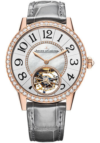 Jaeger-Lecoultre Rendez-Vous  Jewellery Tourbillon 18K Rose Gold & Diamonds Lady's Watch