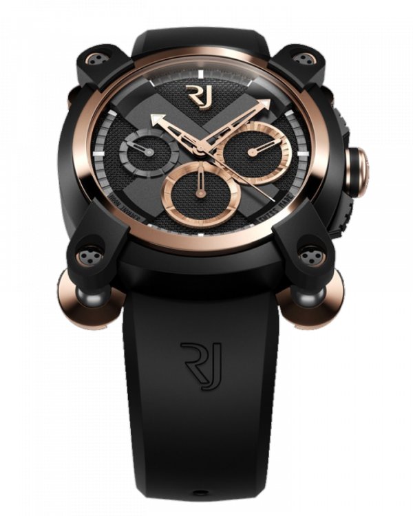 Romain Jerome Moon-Dna Moon Invader Chronograph PVD-Coated Steel & 18K  gold Watch.