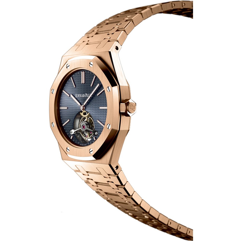 Audemars Piguet Royal Oak Extra Thin Tourbillon 18K Rose Gold Man's Watch