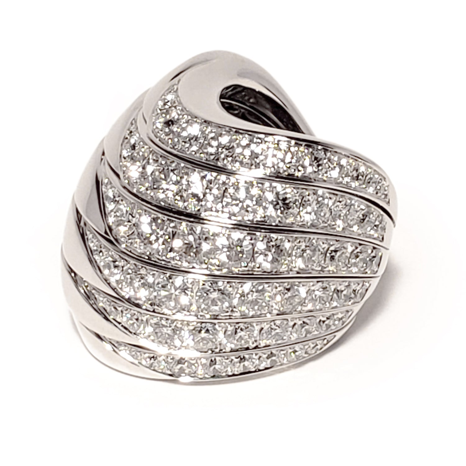 De Grisogono Zebra Ring With White Gold And Diamonds