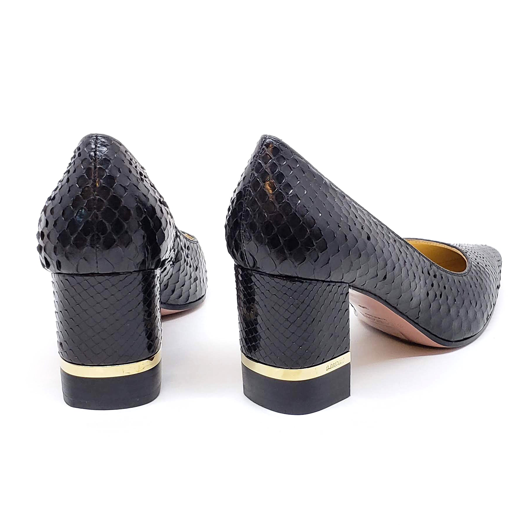 Jennmar Python Pump Women's Black Python Pumps at Keith Flores blog
