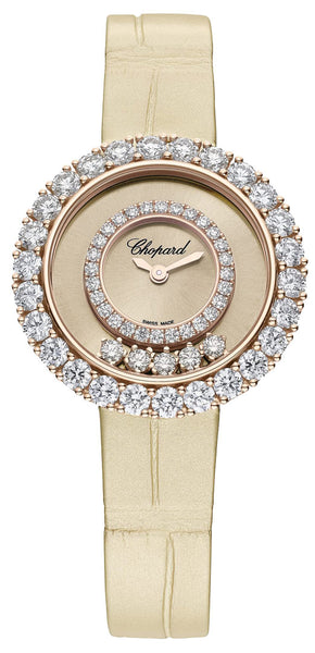 Chopard Happy Diamonds 18kt Rose Gold Lady s Watch Worldofluxuryus