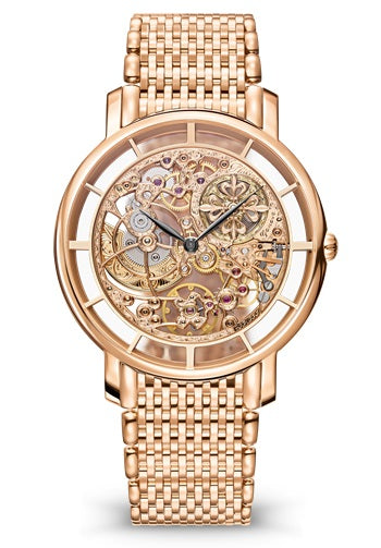 Patek Philippe Calatrava Skeleton Rose Gold Men's Watch