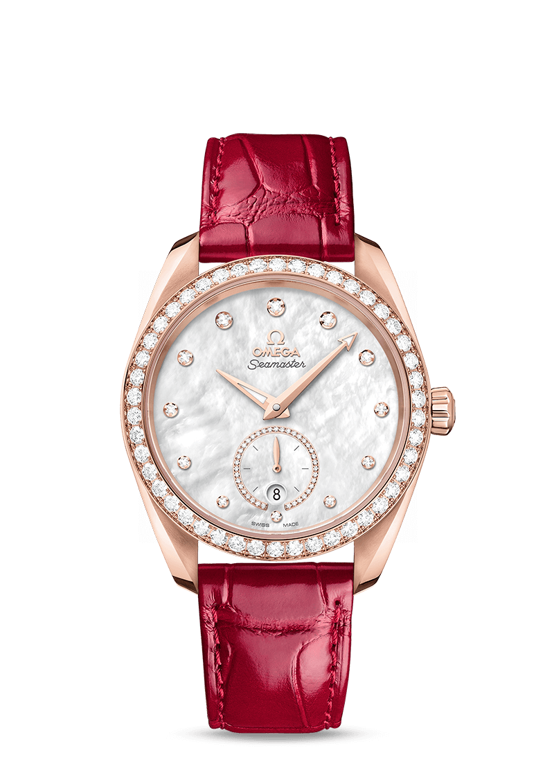 Omega Seamaster Aqua Terra Co-Axial Master Chronometer 18K Sedna™ Gold & Diamonds Lady's Watch