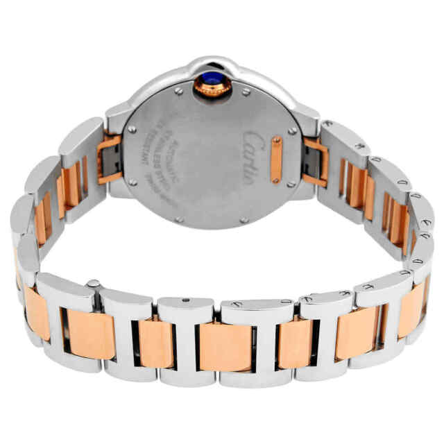 Cartier Ballon Bleu 28 mm Stainless steel & Rose Gold & Diamonds Lady's Watch
