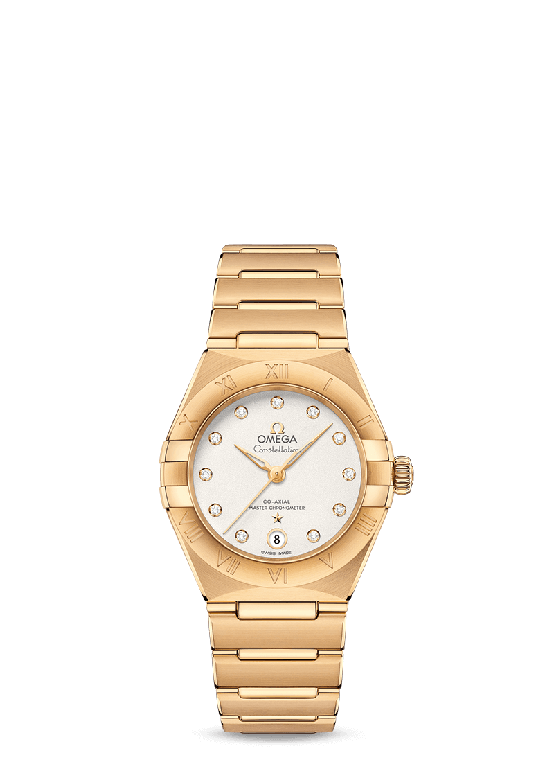 Omega Constellation Co-Axial Master Chronometer 18K Yellow Gold & Diamond Lady’s Watch