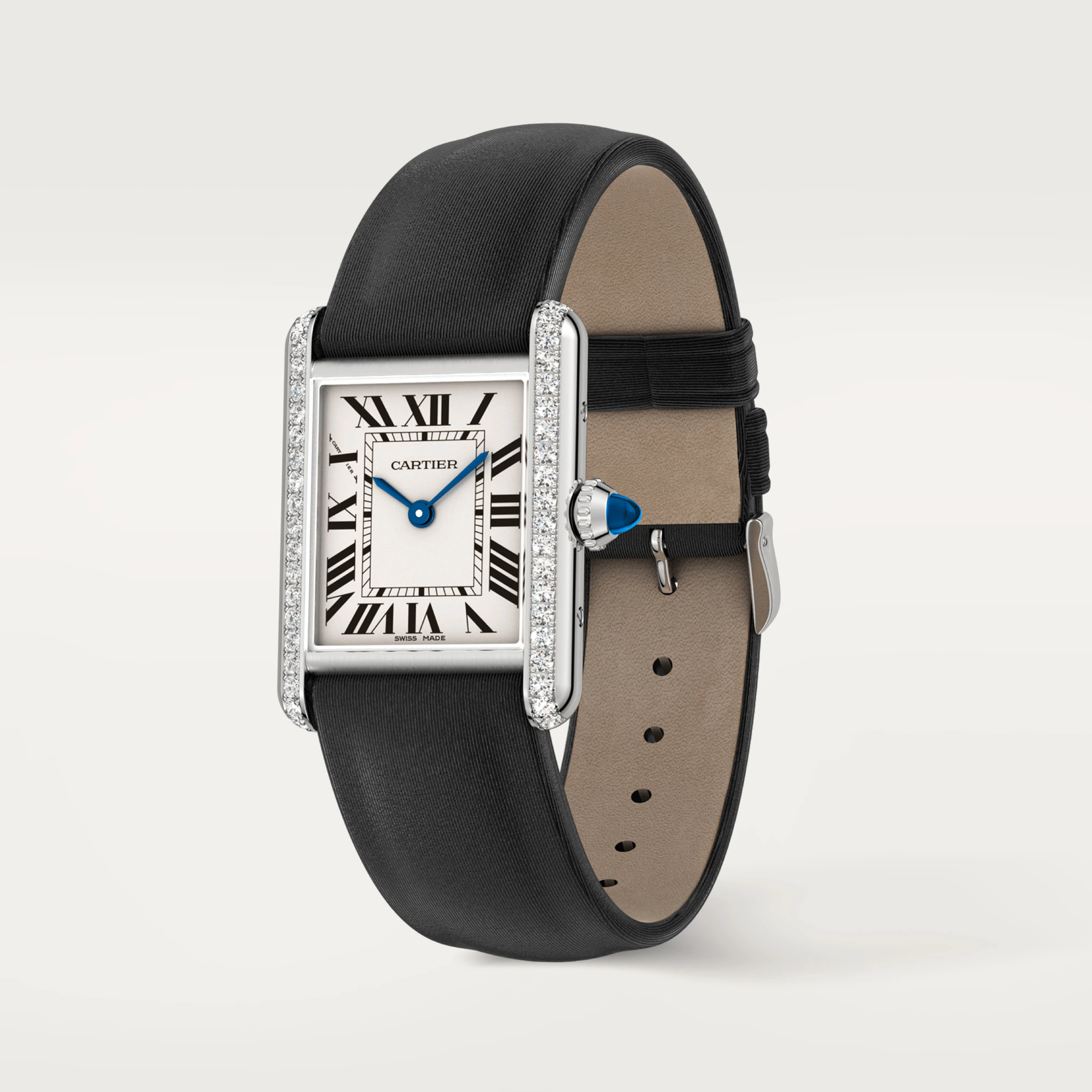 Cartier Tank Stainless steel & Diamond Lady's Watch