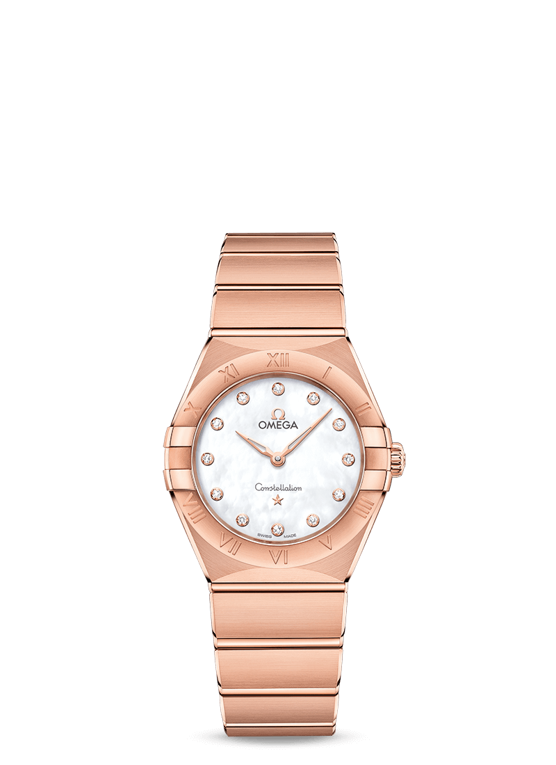 Omega Constellation Quartz 18K Sedna™ Gold & Diamonds Lady’s Watch
