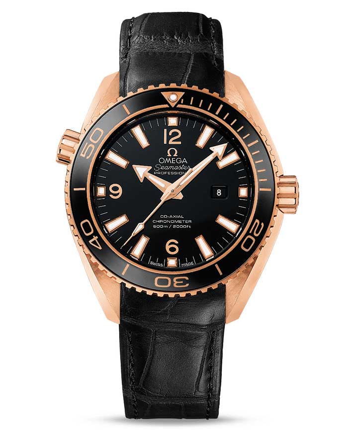 Omega Seamaster Planet Ocean Co-Axial 18K Red Gold Men's Watch