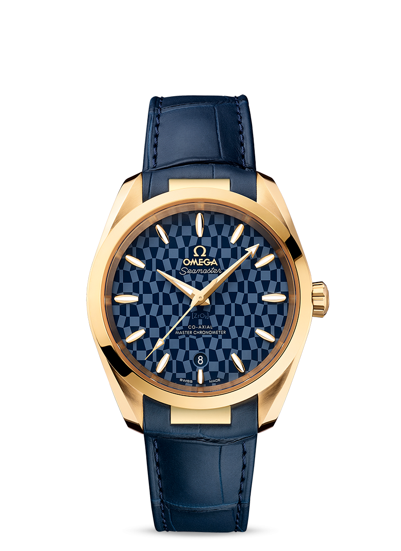 Omega Seamaster Aqua Terra Co-Axial Master Chronometer 18K Yellow Gold Lady's Watch