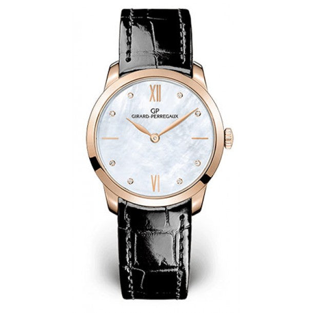 Girard Perregaux 1966 18K Rose Gold & Diamond Lady's Watch