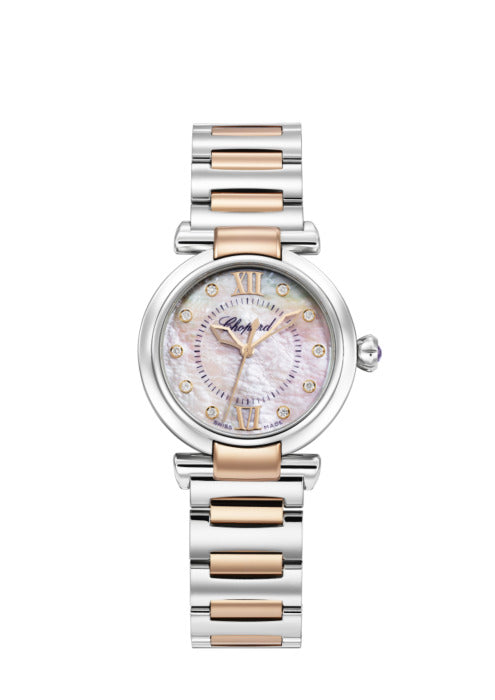 Chopard Imperiale Stainless Steel & Ethical Rose Gold & Diamonds Ladies Watch