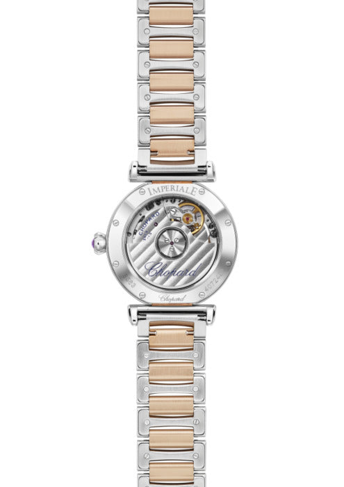 Chopard Imperiale Stainless Steel & Ethical Rose Gold & Diamonds Ladies Watch