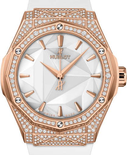 Hublot Classic Fusion Orlinski 18K King Gold Diamonds Unisex