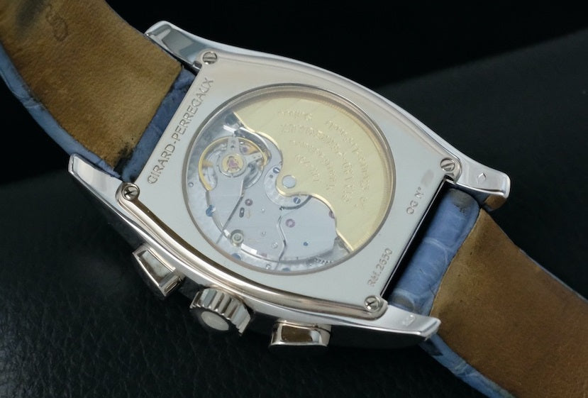 Girard Perregaux Richeville Chronograph 18K White Gold & Diamonds Lady's Watch