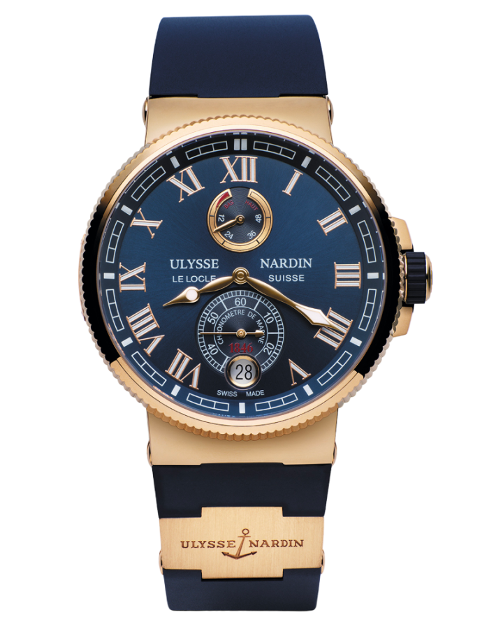 Ulysse Nardin Blast Dual Time Watch, 42mm Blue Dial, 242-20-3/43