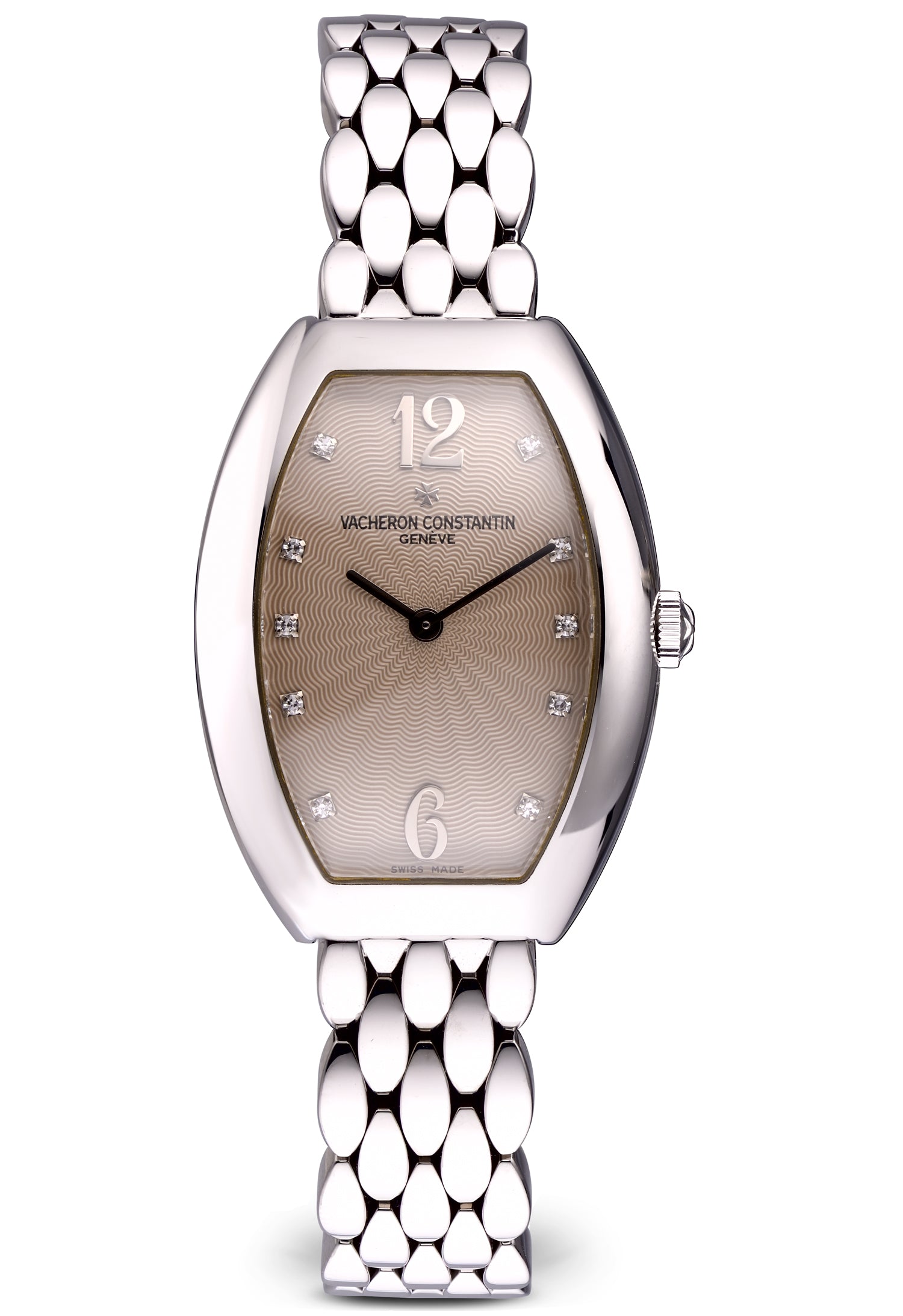 Vacheron Constantin Egerie 18K White Gold Quartz Ladies Watch