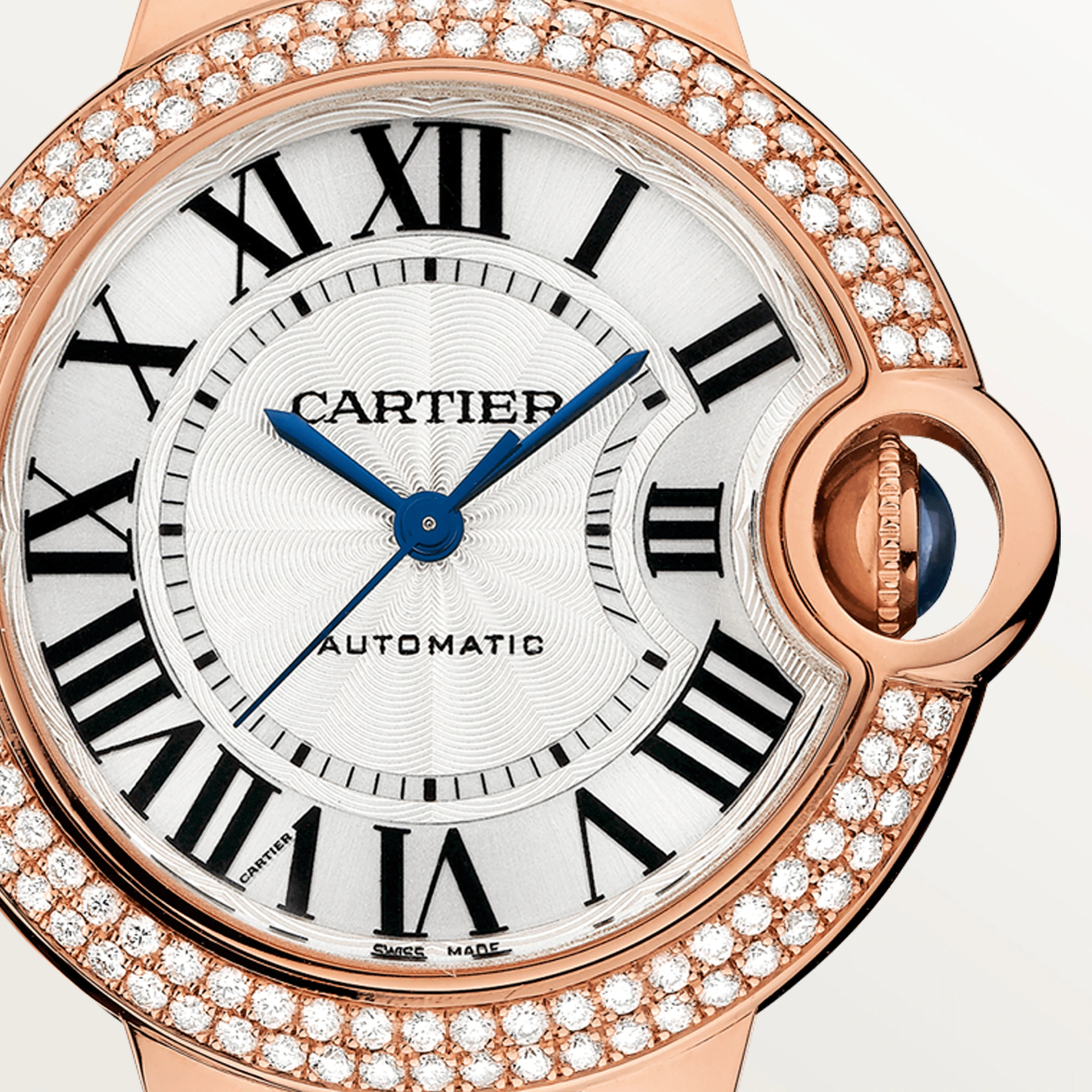 Cartier Ballon Bleu 33mm Rose Gold & Diamond Lady's Watch