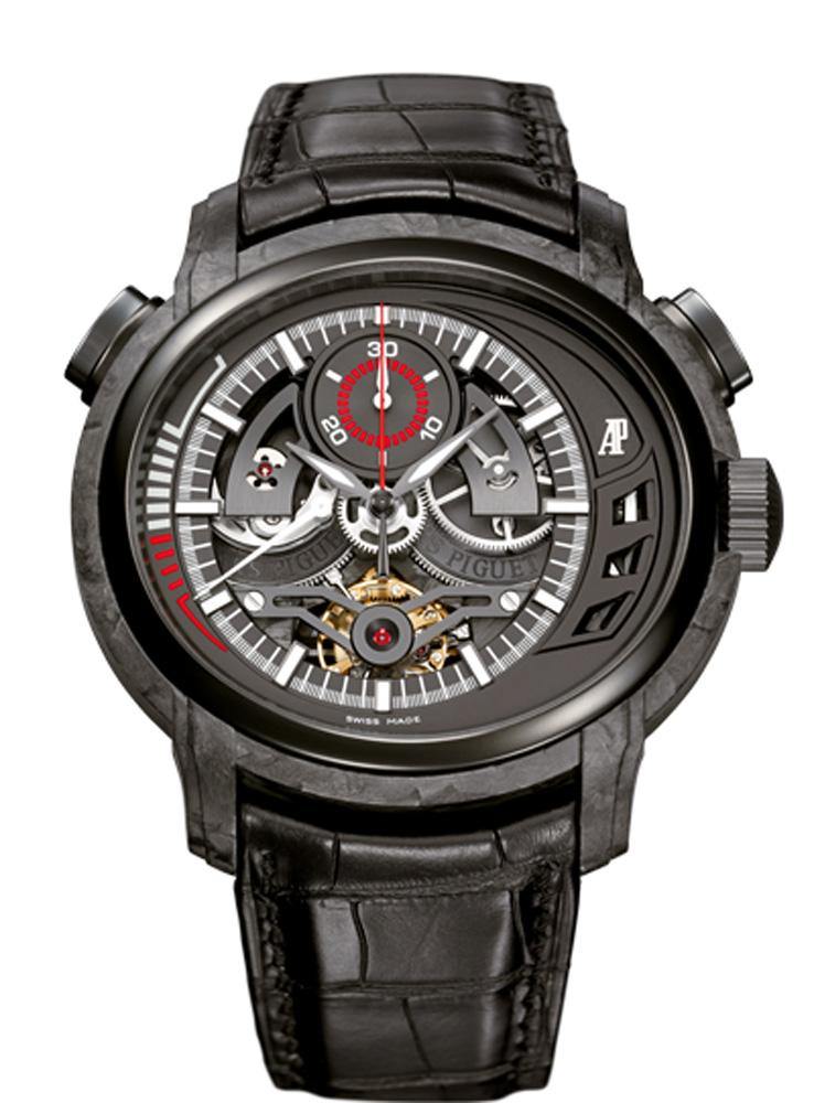 Audemars Piguet Millenary Carbon One Tourbillon Chronograph Limited Edition Men's Watch