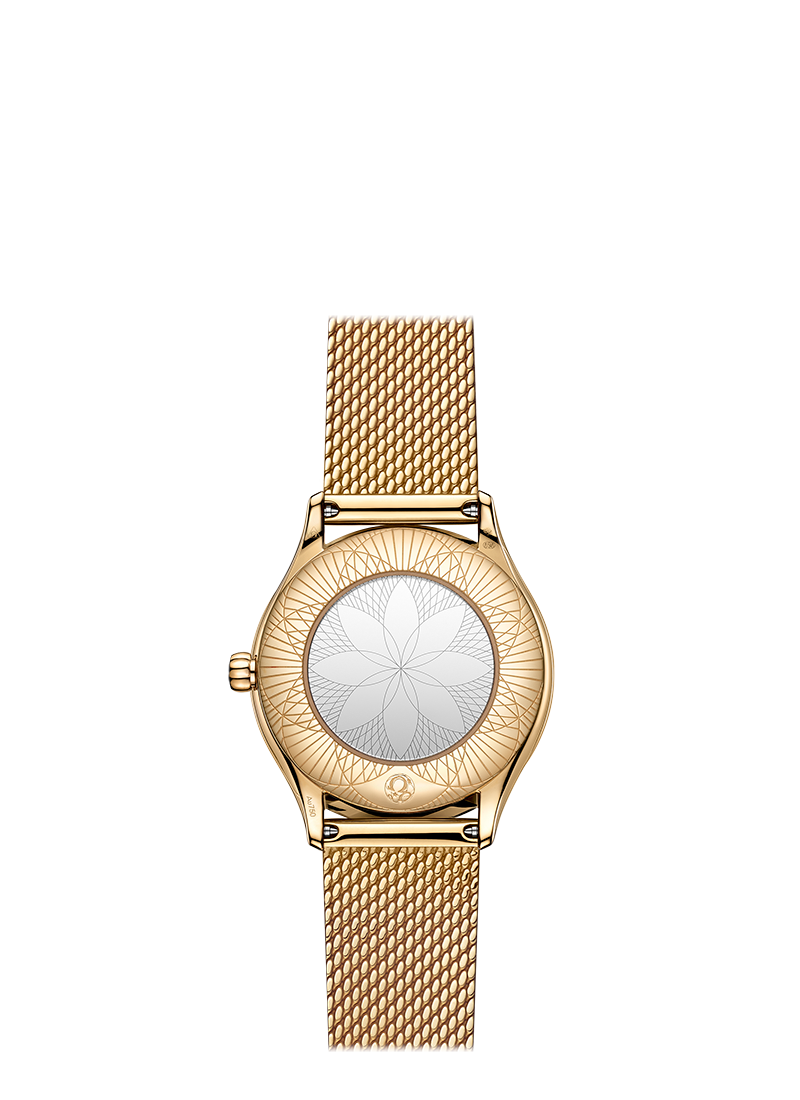 Omega De Ville Tresor Quartz 18K Moonshine™ gold & Diamonds Lady's Watch