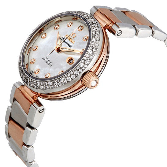 Omega De Ville Co-Axial Master Chronometer Stainless Steel & 18K Sedna™ Gold & Diamonds Lady's Watch