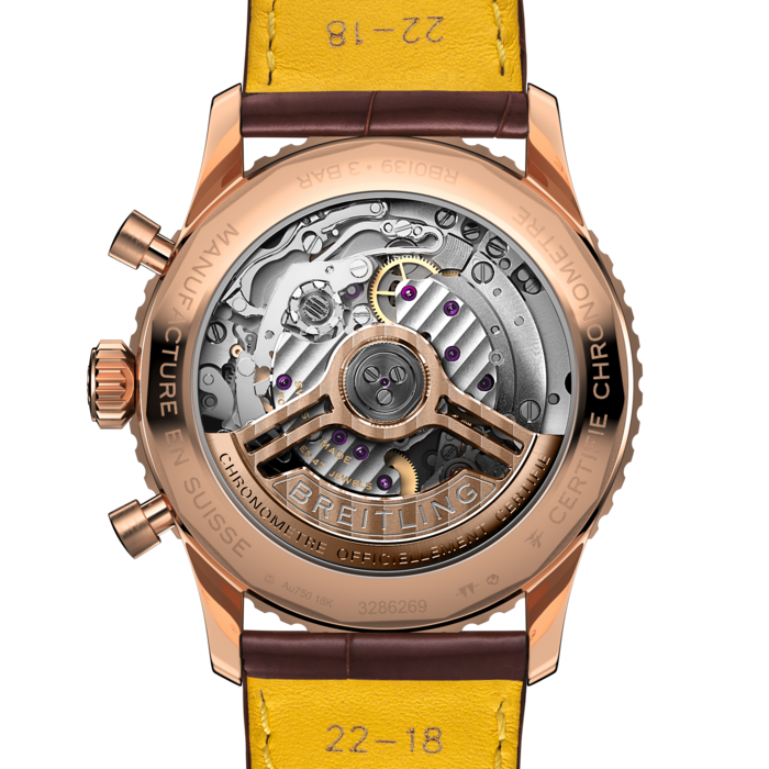 Breitling Navitimer B01 Chronograph 41 18K Red Gold Men's Watch