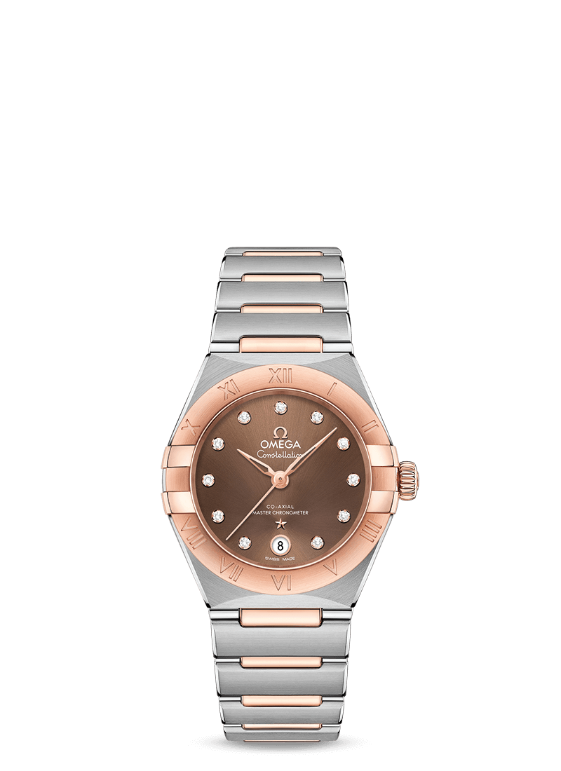 Omega Constellation Co-Axial Master Chronometer Stainless steel & Sedna™ Gold & Diamond Lady’s Watch