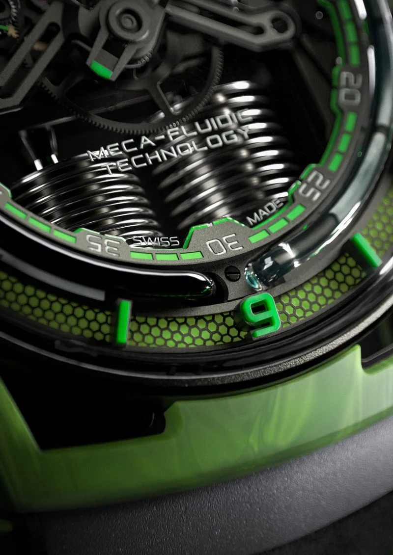HYT Hastroid Green Laser Titanium & Composite Men's Watch
