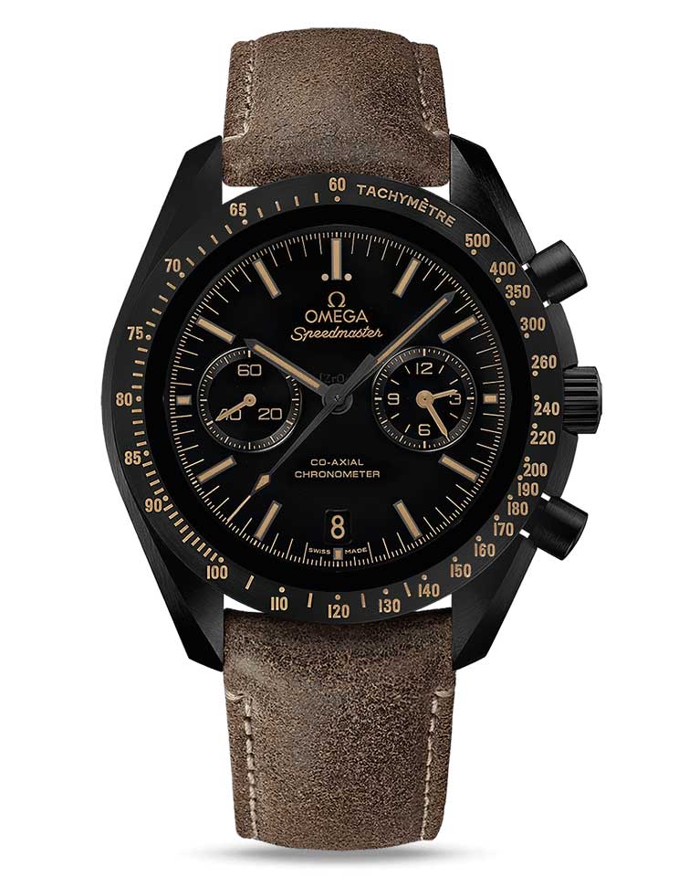 Omega Speedmaster Moonwatch Co-Axial “Vintage Black” Ceramic Men`s Watch