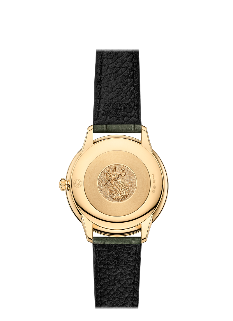 Omega De Ville Prestige Quartz 18K Yellow Gold & Diamonds Lady's Watch