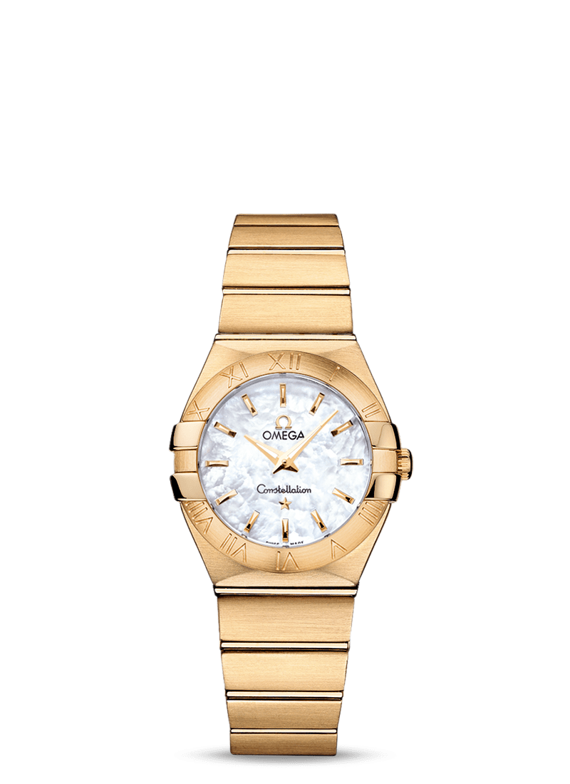 Omega Constellation Quartz 18k Yellow Gold Lady's Watch