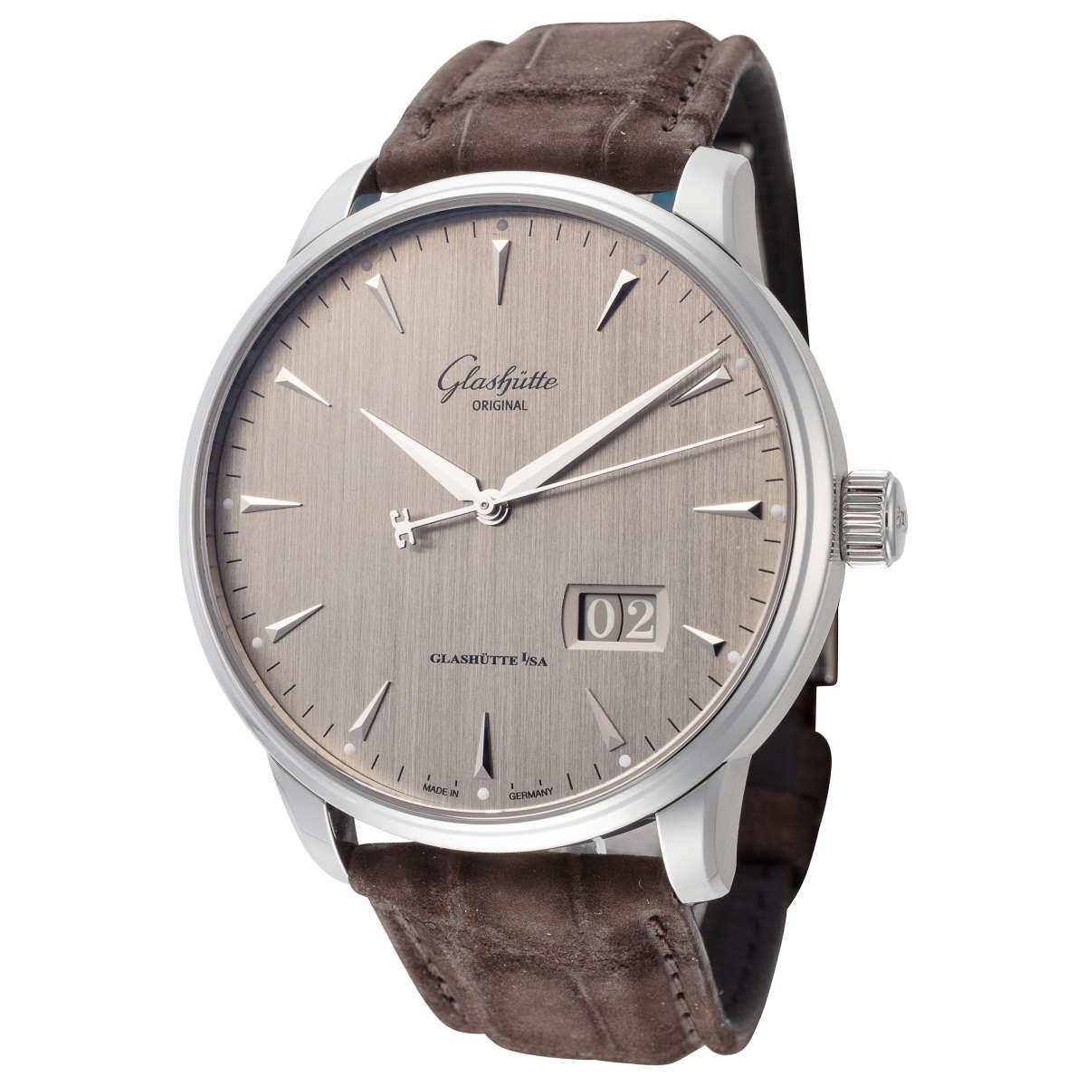 Glashutte Original Senator Excellence Panorama Date Stainless steel Men's Watch