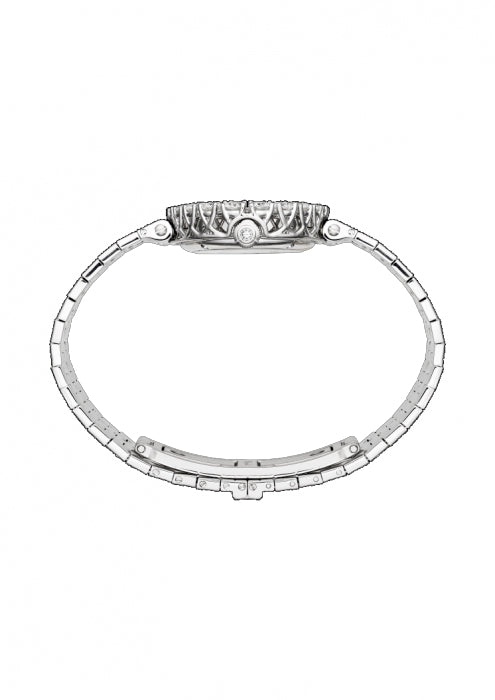 Chopard L’Heure Du Diamant Oval 18K White Gold & Diamonds Ladies Watch
