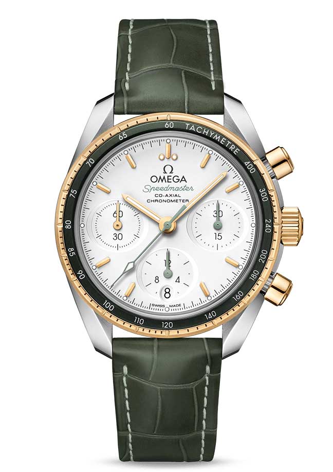 Omega Speedmaster Co-Axial Stainless Steel & 18K Yellow Gold Unisex Watch