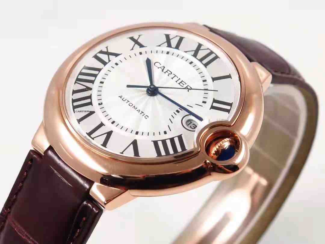 Cartier Ballon Bleu 42mm Rose Gold Men's Watch