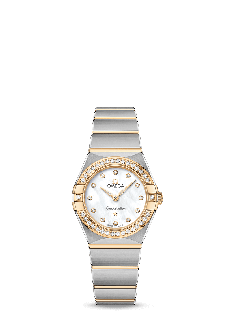 Omega Constellation Quartz Stainless steel & 18K Yellow Gold & Diamonds Lady’s Watch