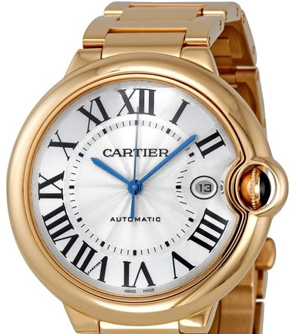 Cartier Ballon Bleu 40 mm Rose Gold & Diamonds Men's Watch